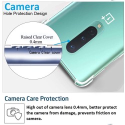 Funda Gel Tpu Anti-Shock Transparente para OnePlus 8 2