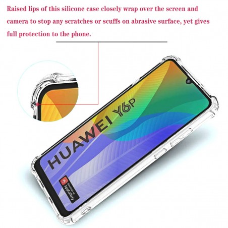 Funda Gel Tpu Anti-Shock Transparente para Huawei Y6p