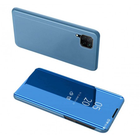 Funda Flip Cover Clear View para Huawei P40 Lite color Azul