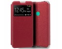 Funda Libro Soporte con Ventana para Huawei P Smart 2020 color Roja