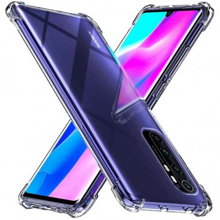 Funda Gel Tpu Anti-Shock Transparente para Xiaomi Mi Note 10 Lite