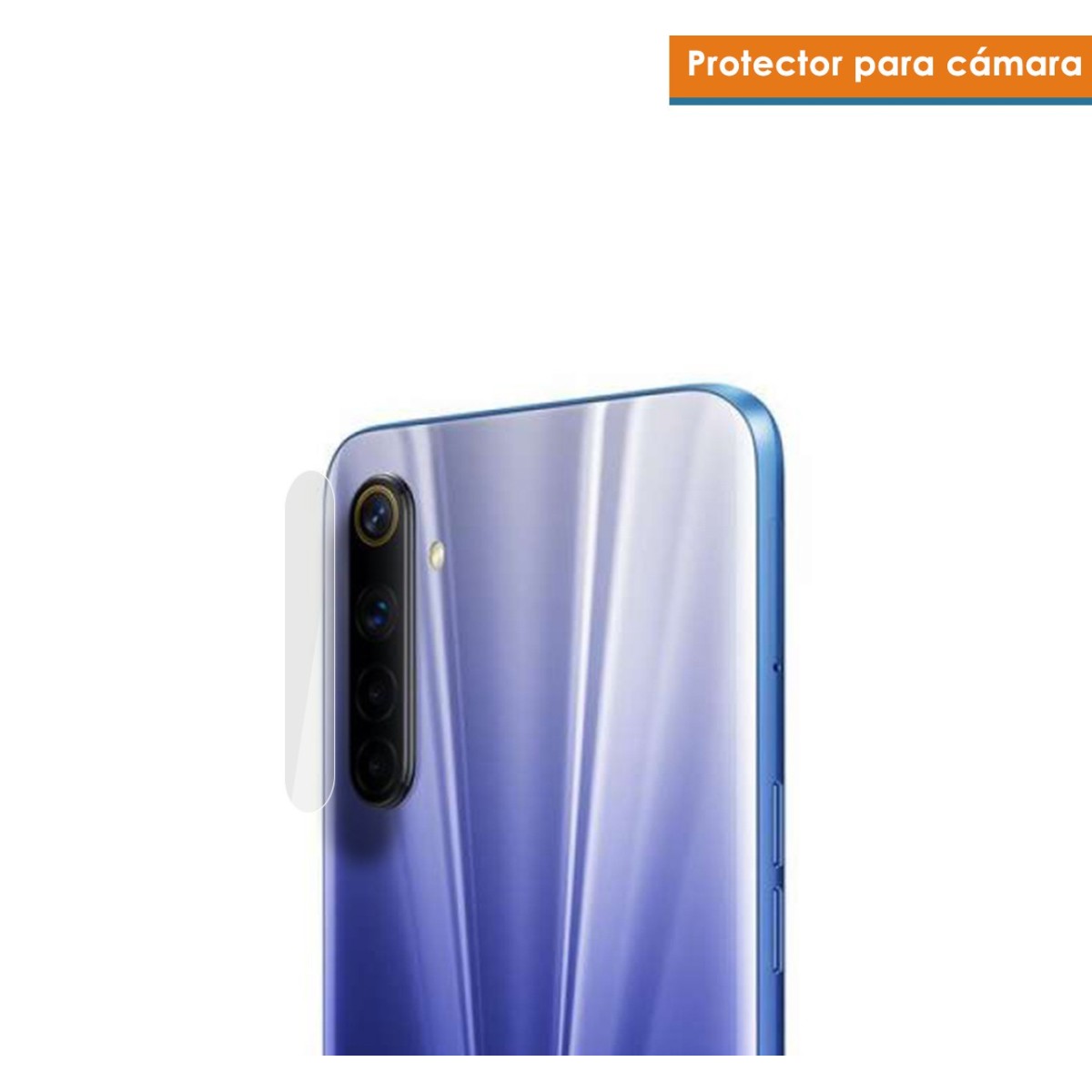Protector Cristal Templado Cámara Trasera para Realme 6 Vidrio