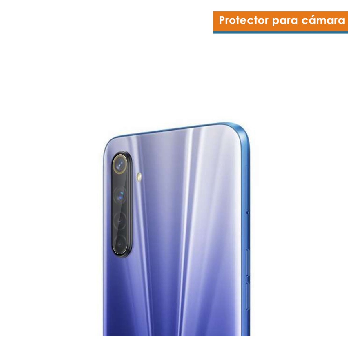 Protector Cristal Templado Cámara Trasera para Realme 6 Vidrio
