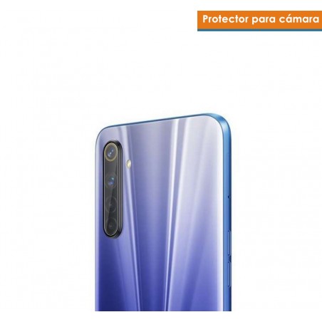 Protector Cristal Templado Cámara Trasera para Realme 6 Vidrio