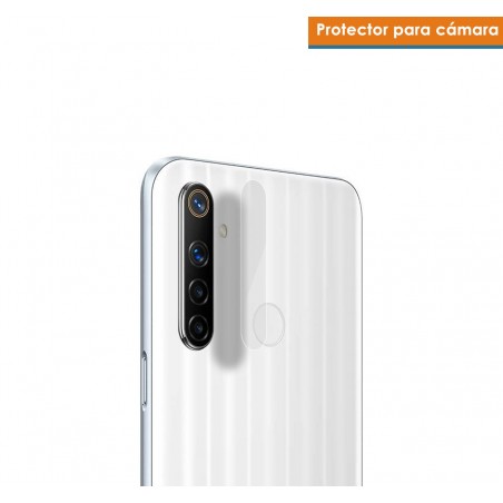 Protector Cristal Templado Cámara Trasera para Realme 5 / 5s / 5i / 6i Vidrio