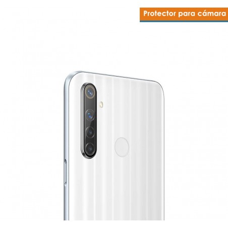 Protector Cristal Templado Cámara Trasera para Realme 5 / 5s / 5i / 6i Vidrio