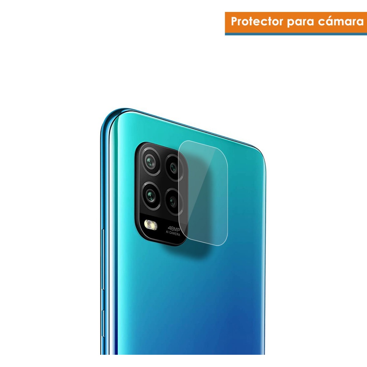 Protector Cristal Templado Cámara Trasera para Xiaomi Mi 10 Lite Vidrio