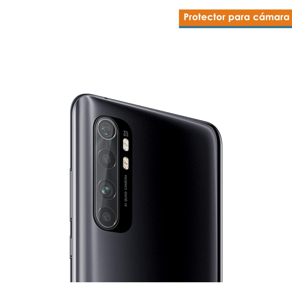 Protector Cristal Templado Cámara Trasera para Xiaomi Mi Note 10 Lite Vidrio