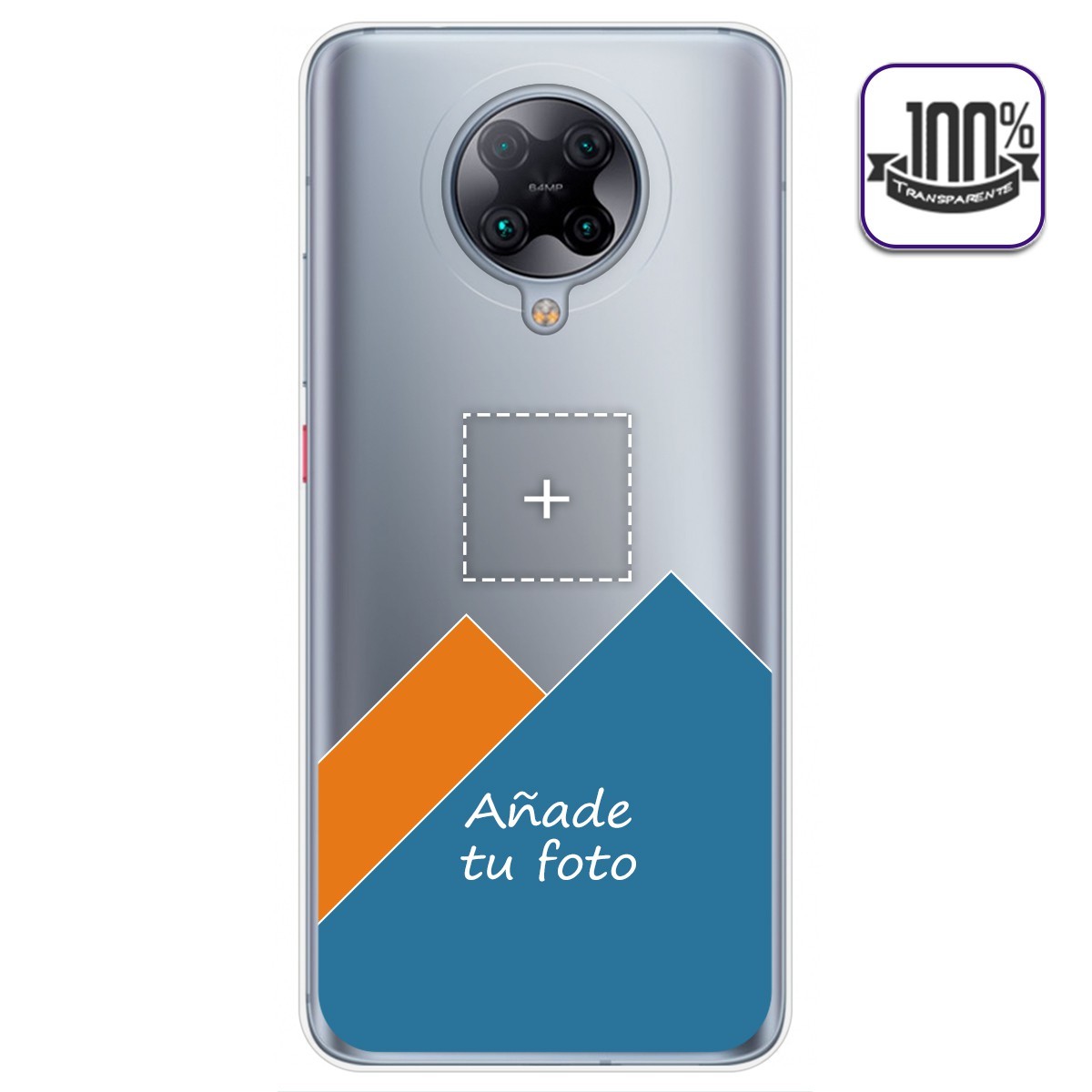 Personaliza tu Funda Gel Silicona Transparente con tu Fotografia para Xiaomi POCO F2 Pro dibujo personalizada