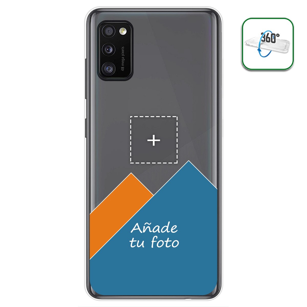 Personaliza tu Funda Pc + Tpu 360 con tu Fotografia para Samsung Galaxy A41 dibujo personalizada