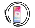 Funda Colgante Transparente para Xiaomi Mi Note 10 Lite con Cordon Negro