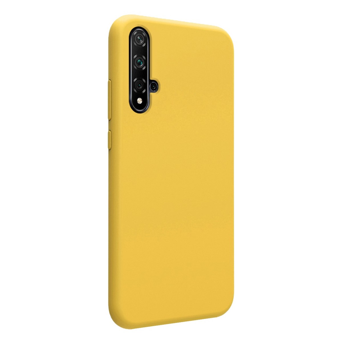 Funda Silicona Líquida Ultra Suave para Huawei Nova 5T / Honor 20 color Amarilla