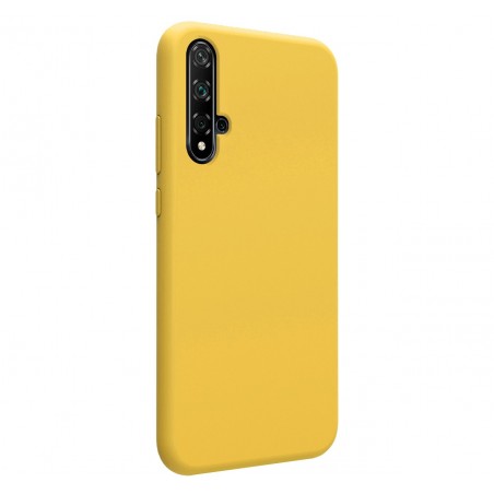 Funda Silicona Líquida Ultra Suave para Huawei Nova 5T / Honor 20 color Amarilla