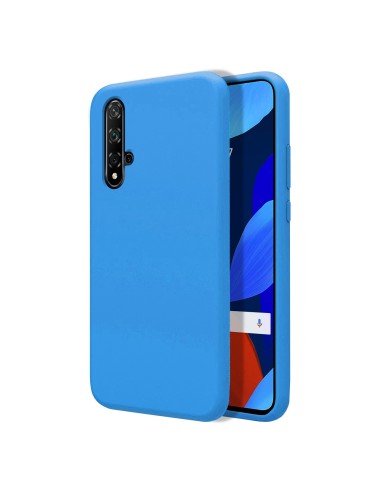 Funda Silicona Líquida Ultra Suave para Huawei Nova 5T / Honor 20 color Azul