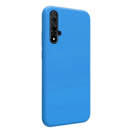 Funda Silicona Líquida Ultra Suave para Huawei Nova 5T / Honor 20 color Azul