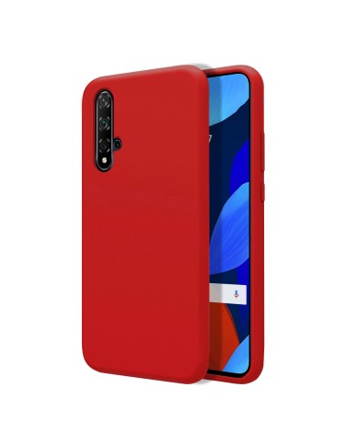 Funda Silicona Líquida Ultra Suave para Huawei Nova 5T / Honor 20 color Roja