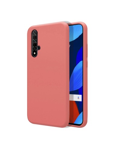 Funda Silicona Líquida Ultra Suave para Huawei Nova 5T / Honor 20 color Rosa