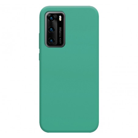 Funda Silicona Líquida Ultra Suave para Huawei P40 color Verde