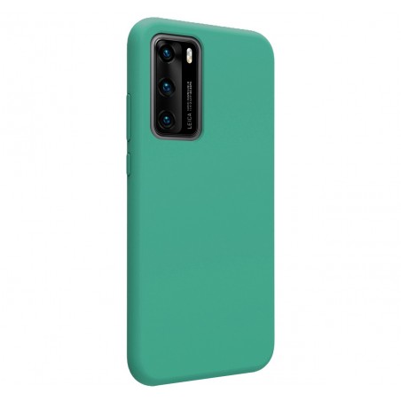 Funda Silicona Líquida Ultra Suave para Huawei P40 color Verde