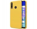 Funda Silicona Líquida Ultra Suave para Huawei P40 Lite E color Amarilla