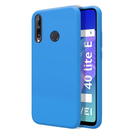 Funda Silicona Líquida Ultra Suave para Huawei P40 Lite E color Azul