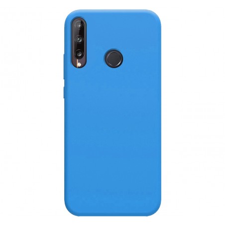 Funda Silicona Líquida Ultra Suave para Huawei P40 Lite E color Azul