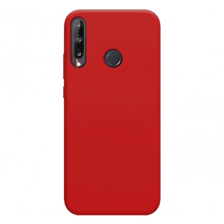 Funda Silicona Líquida Ultra Suave para Huawei P40 Lite E color Roja