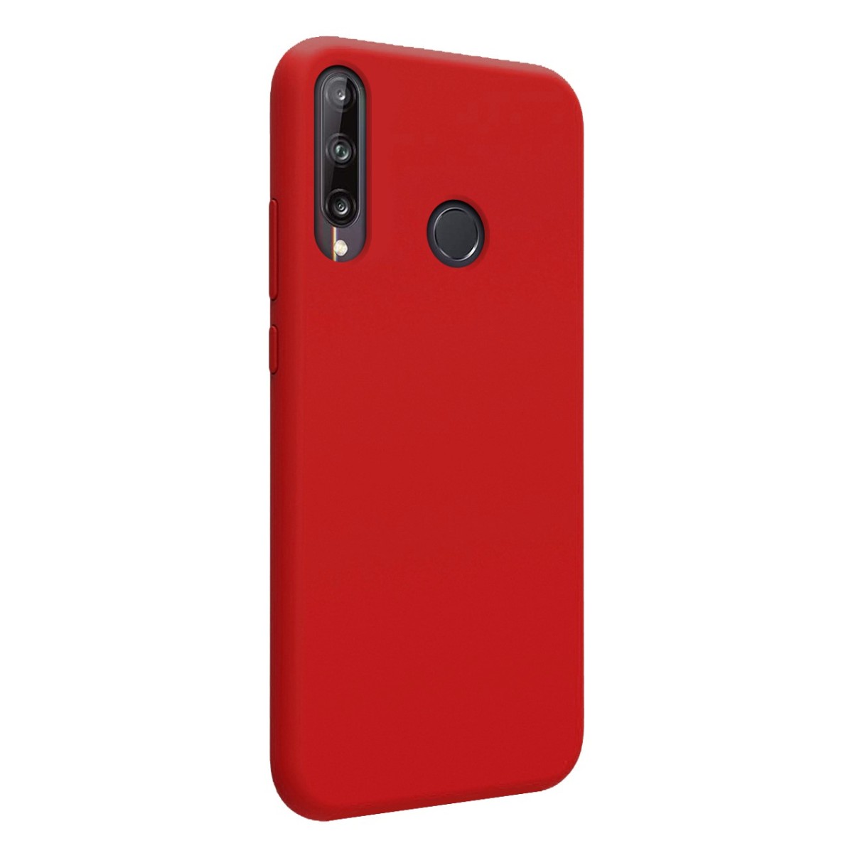 Funda Silicona Líquida Ultra Suave para Huawei P40 Lite E color Roja