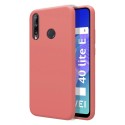 Funda Silicona Líquida Ultra Suave para Huawei P40 Lite E color Rosa