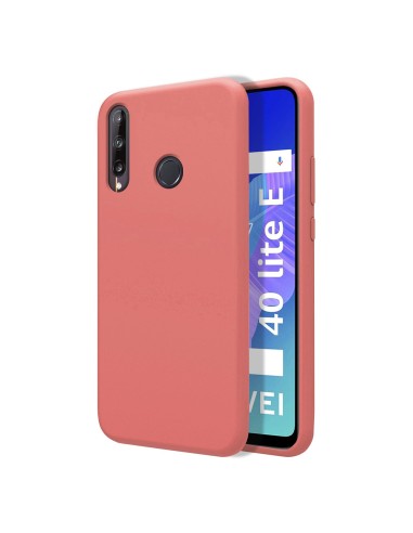 Funda Silicona Líquida Ultra Suave para Huawei P40 Lite E color Rosa