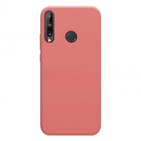 Funda Silicona Líquida Ultra Suave para Huawei P40 Lite E color Rosa