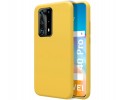 Funda Silicona Líquida Ultra Suave para Huawei P40 Pro color Amarilla