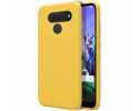Funda Silicona Líquida Ultra Suave para Lg Q60 / K50 color Amarilla