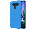 Funda Silicona Líquida Ultra Suave para Lg Q60 / K50 color Azul