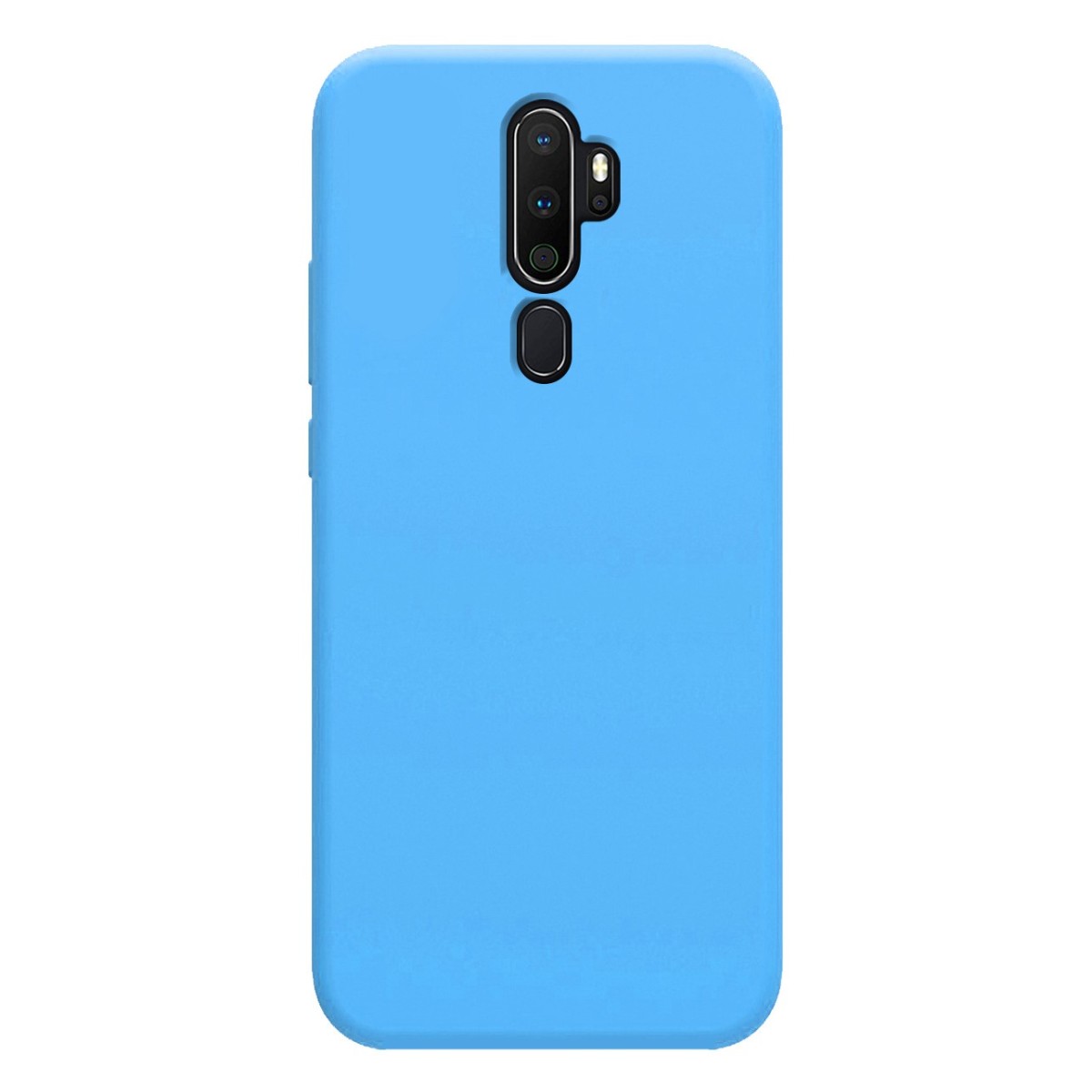 Funda Silicona Líquida Ultra Suave para Oppo A5 2020 / A9 2020 color Azul
