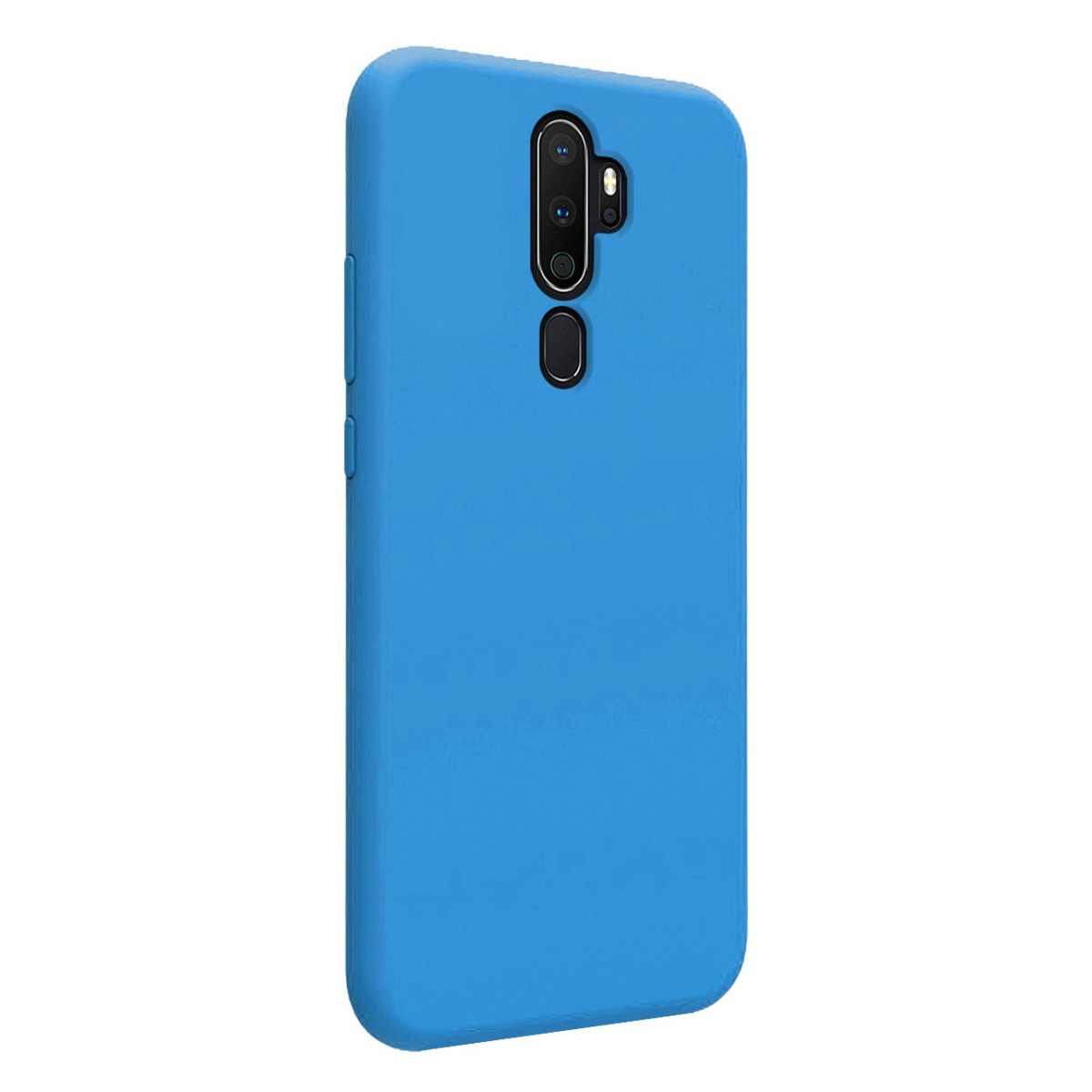 Funda Silicona Líquida Ultra Suave para Oppo A5 2020 / A9 2020 color Azul