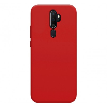 Funda Silicona Líquida Ultra Suave para Oppo A5 2020 / A9 2020 color Roja