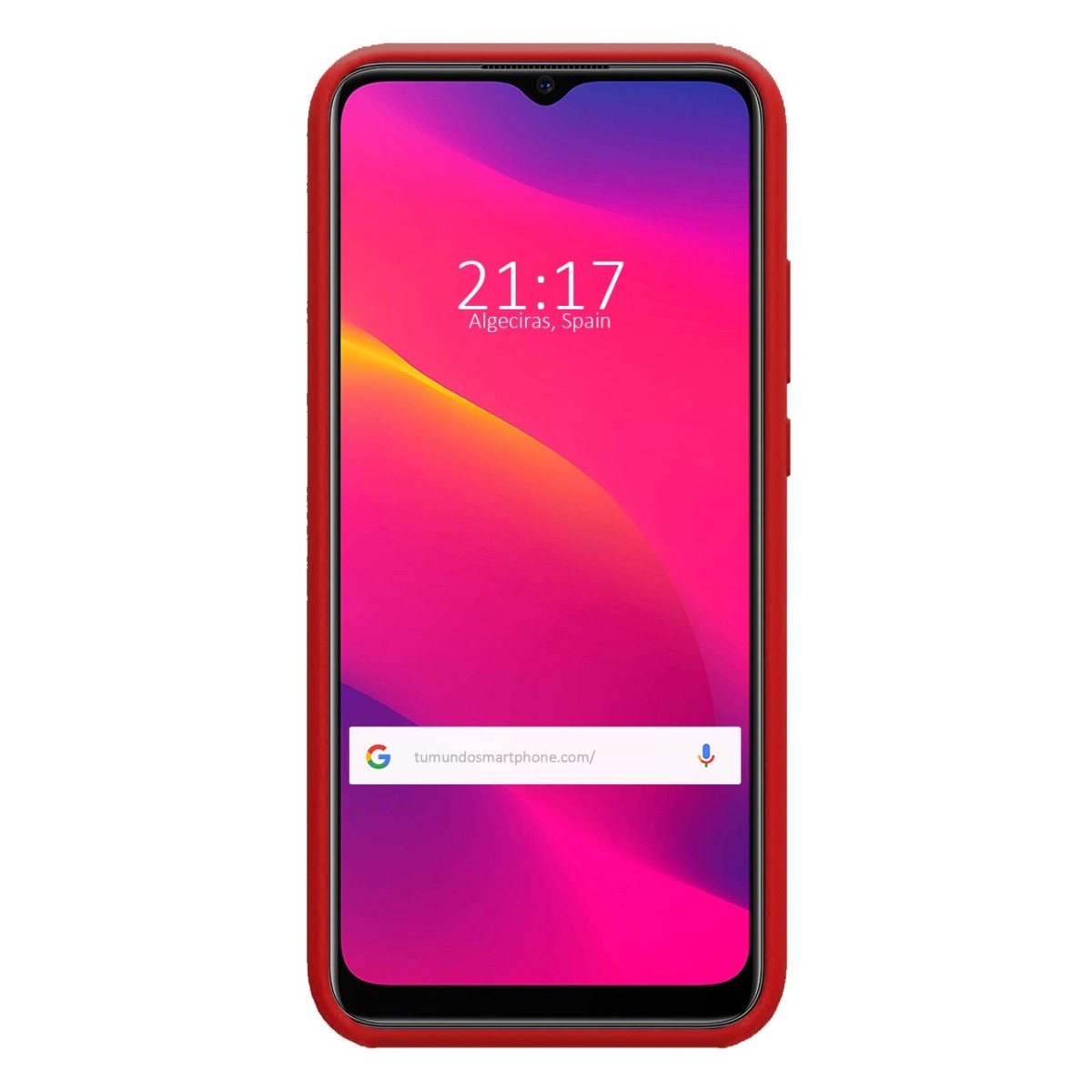 Funda Silicona Líquida Ultra Suave para Oppo A5 2020 / A9 2020 color Roja