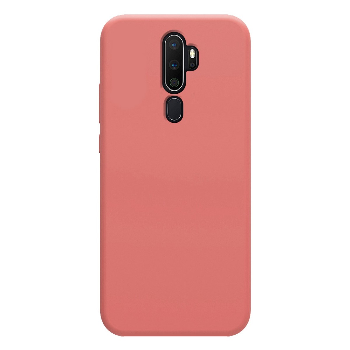 Funda Silicona Líquida Ultra Suave para Oppo A5 2020 / A9 2020 color Rosa