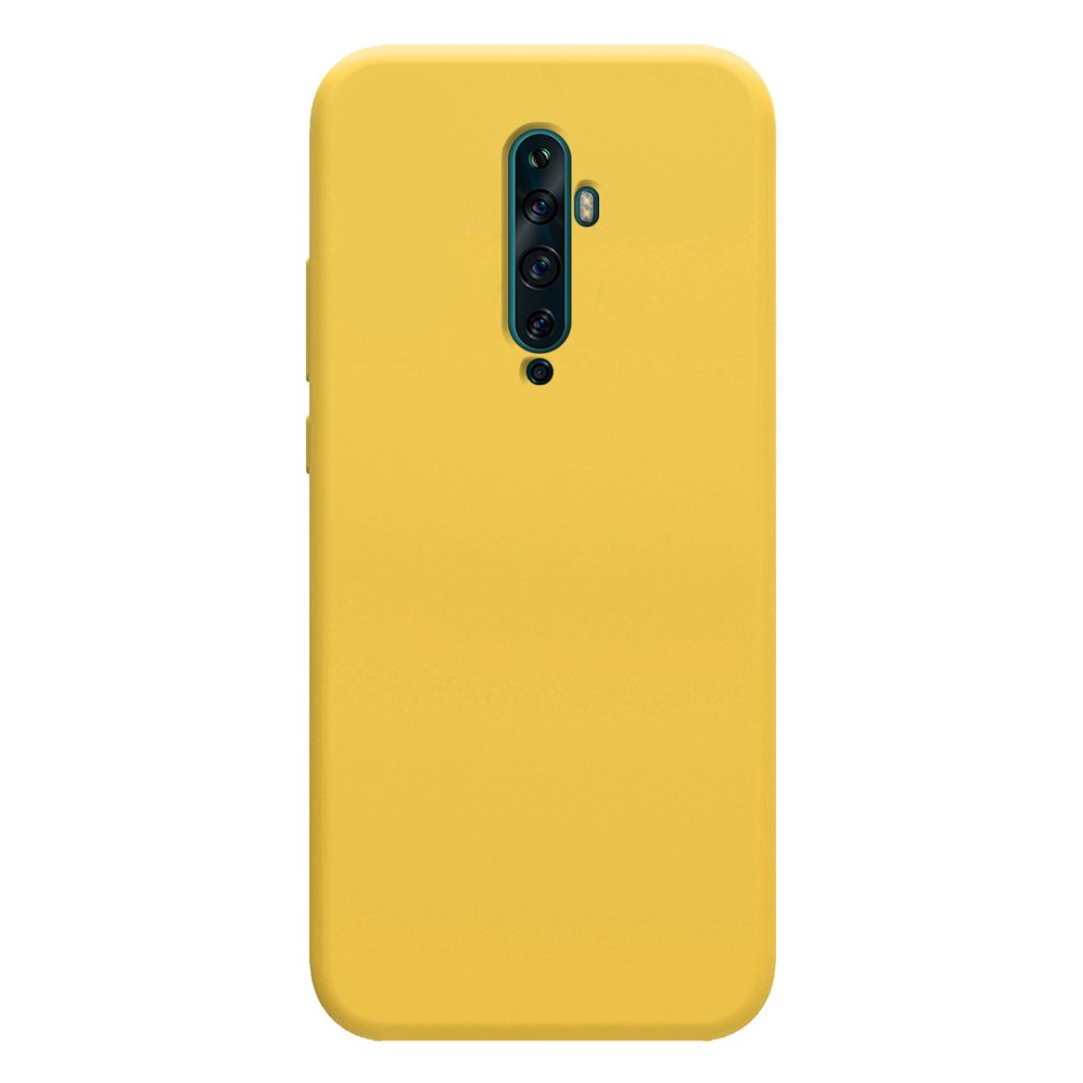 Funda Silicona Líquida Ultra Suave para Oppo Reno 2Z color Amarilla