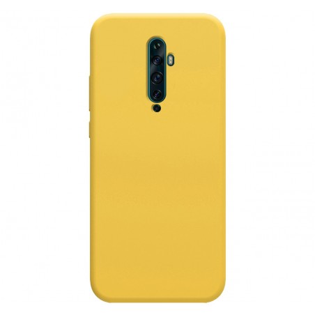 Funda Silicona Líquida Ultra Suave para Oppo Reno 2Z color Amarilla