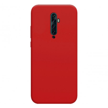 Funda Silicona Líquida Ultra Suave para Oppo Reno 2Z color Roja