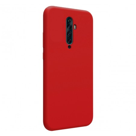 Funda Silicona Líquida Ultra Suave para Oppo Reno 2Z color Roja