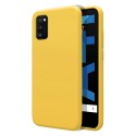 Funda Silicona Líquida Ultra Suave para Samsung Galaxy A41 color Amarilla