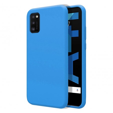 Funda Silicona Líquida Ultra Suave para Samsung Galaxy A41 color Azul