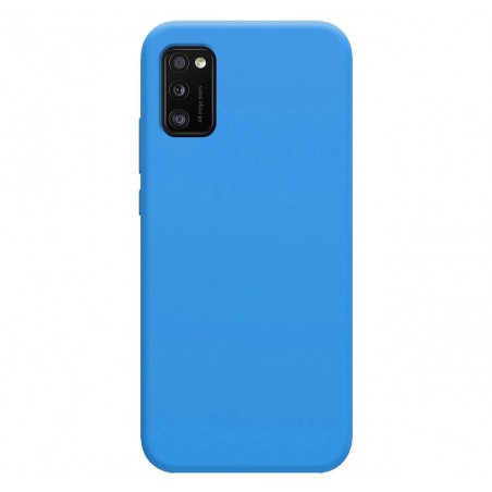 Funda Silicona Líquida Ultra Suave para Samsung Galaxy A41 color Azul