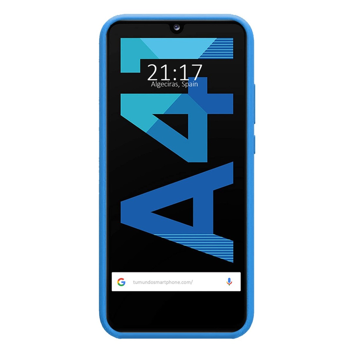 Funda Silicona Líquida Ultra Suave para Samsung Galaxy A41 color Azul