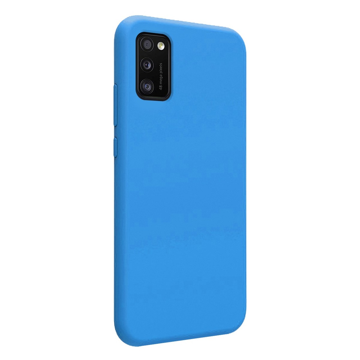 Funda Silicona Líquida Ultra Suave para Samsung Galaxy A41 color Azul