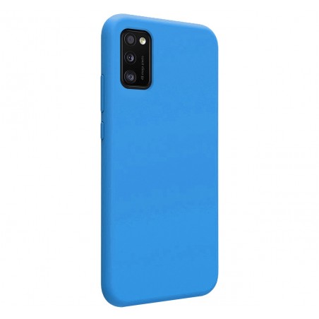 Funda Silicona Líquida Ultra Suave para Samsung Galaxy A41 color Azul