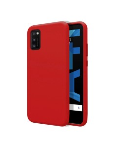 Funda Silicona Líquida Ultra Suave para Samsung Galaxy A41 color Roja